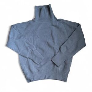 Light Blue/Grey high neck sweater, Size Medium